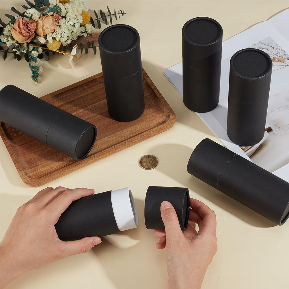 Amazon.co.jp: BENECREAT 10本 クラフト丸筒 紙管ボックス 15x4.8cm